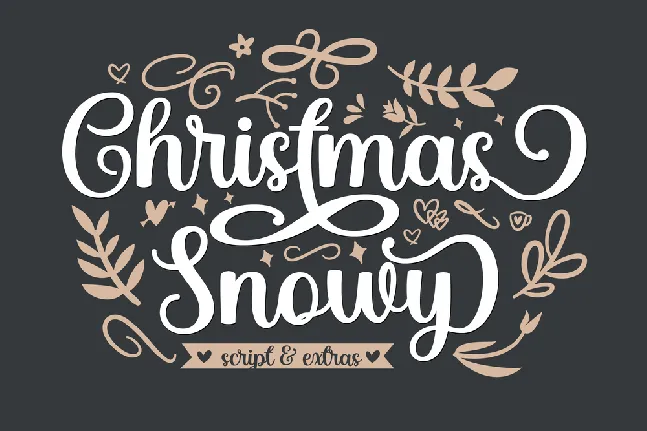 Christmas Snowy font