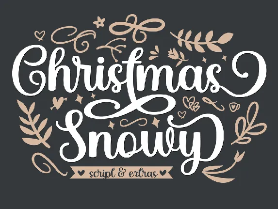 Christmas Snowy font