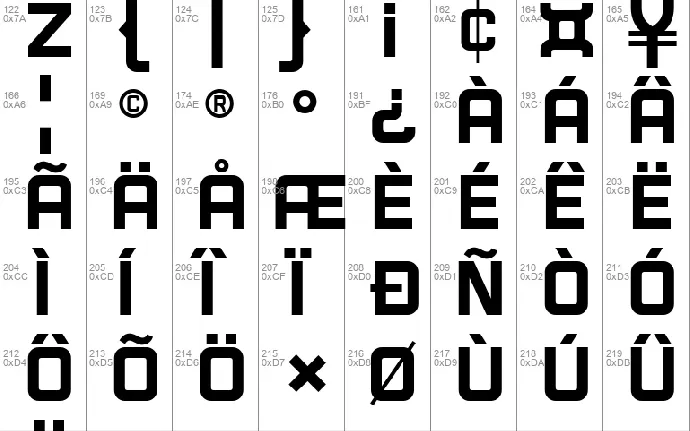 Navigator font