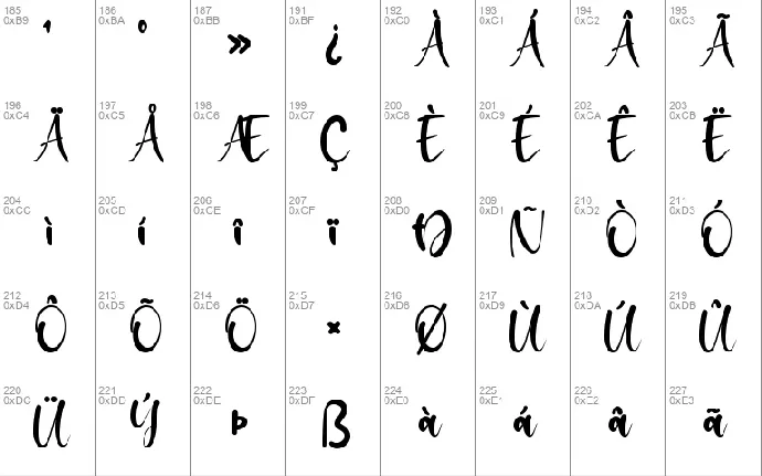 Bridesgirl font