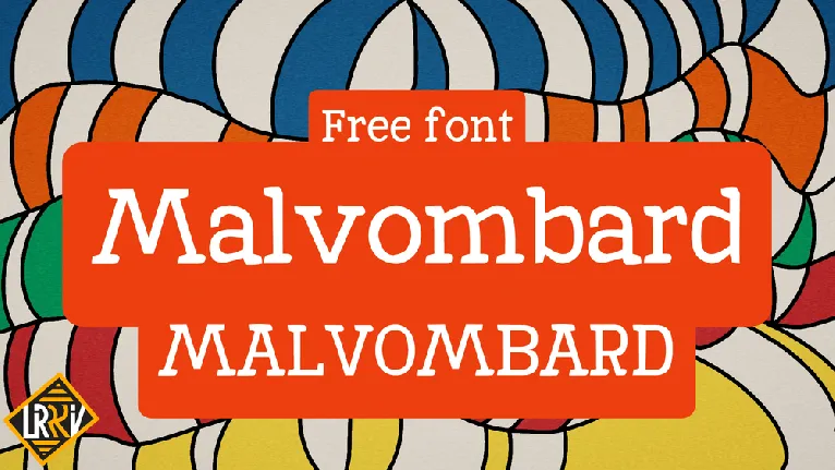 Malvombard font