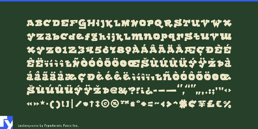 Lockergnome font
