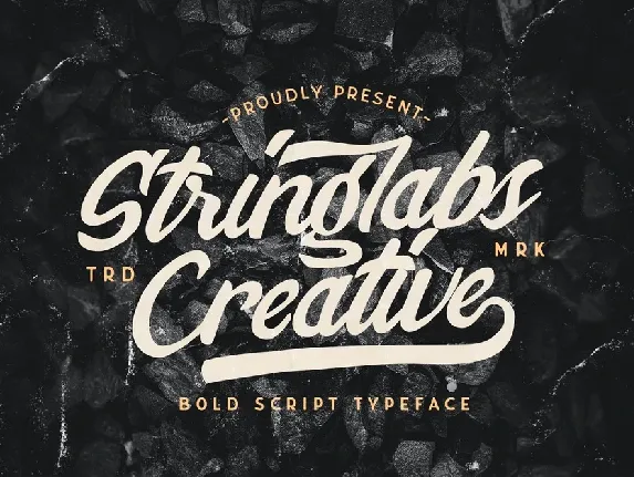 Stringlabs Creative Bold Script font