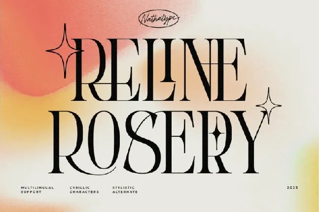 Reline Rosery font