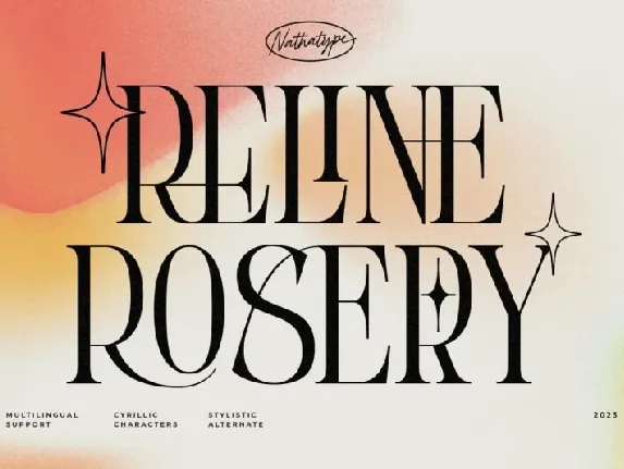 Reline Rosery font