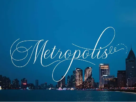 Metropolis Typeface font