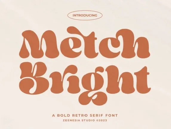 Metch Bright font