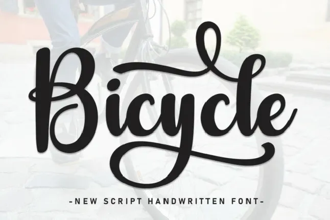 Bicycle Typeface font