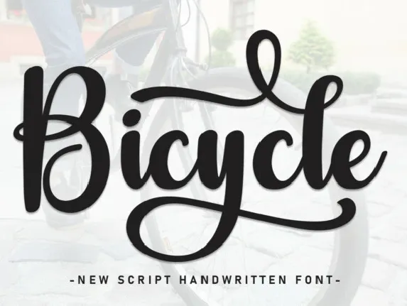 Bicycle Typeface font