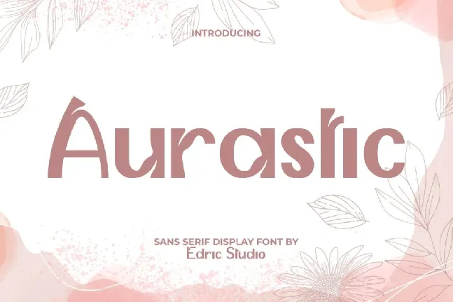 AurasticDemo font