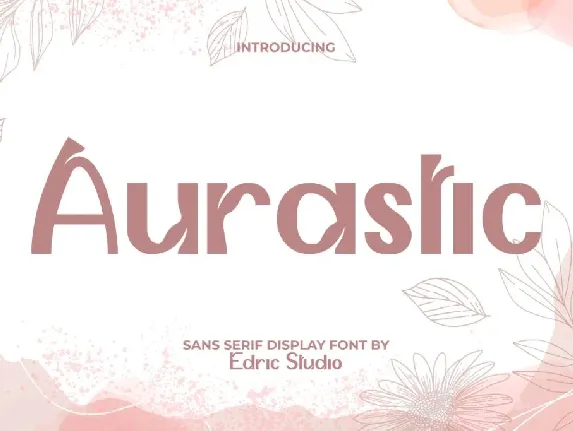 AurasticDemo font