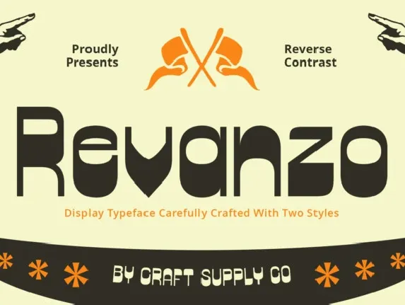 Revanzo font