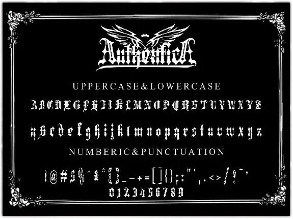 Authentica font