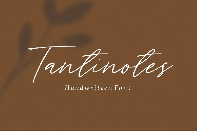 Tantinotes font