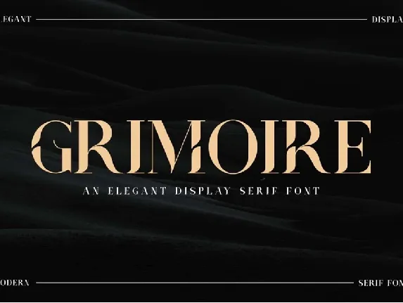 Grimoire font