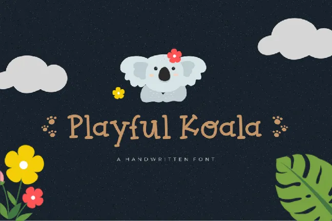 Playful Koala font