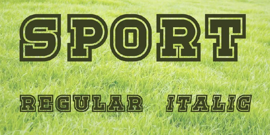 Sport font