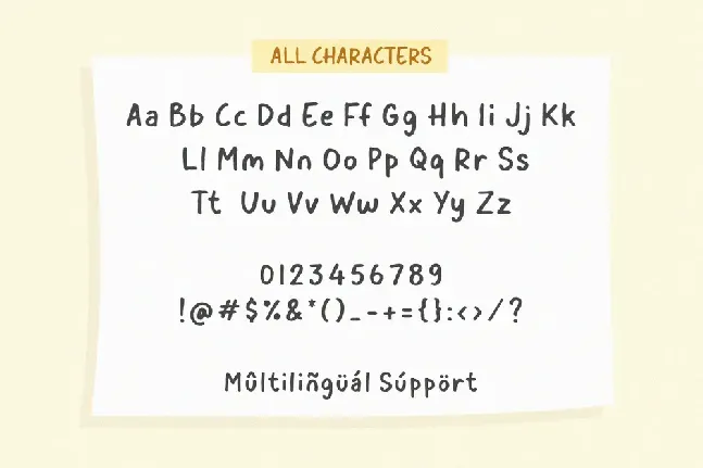 Magicalnotes font