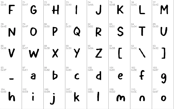 Magicalnotes font