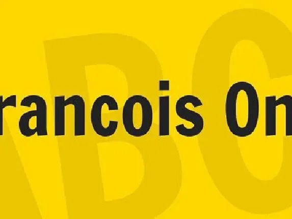 Francois One font