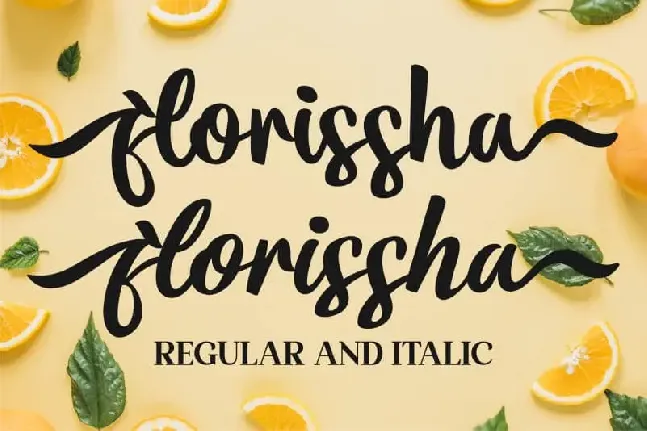 Florissha Script font