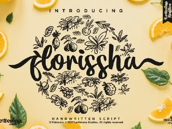 Florissha Script font