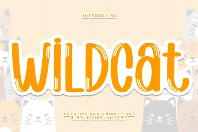 Wildcat Display font