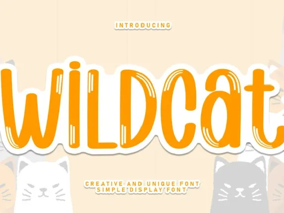 Wildcat Display font