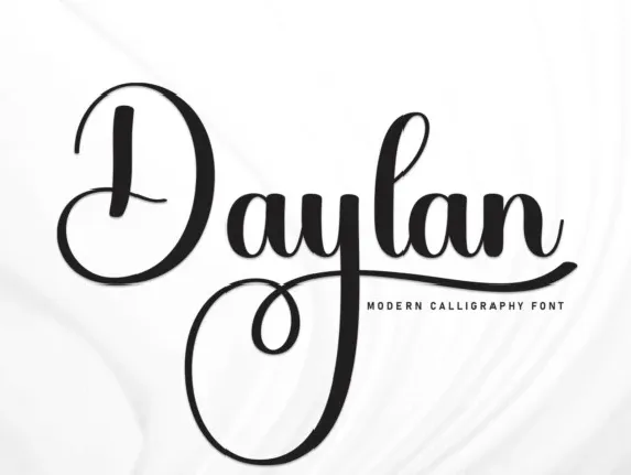 Daylan Script font