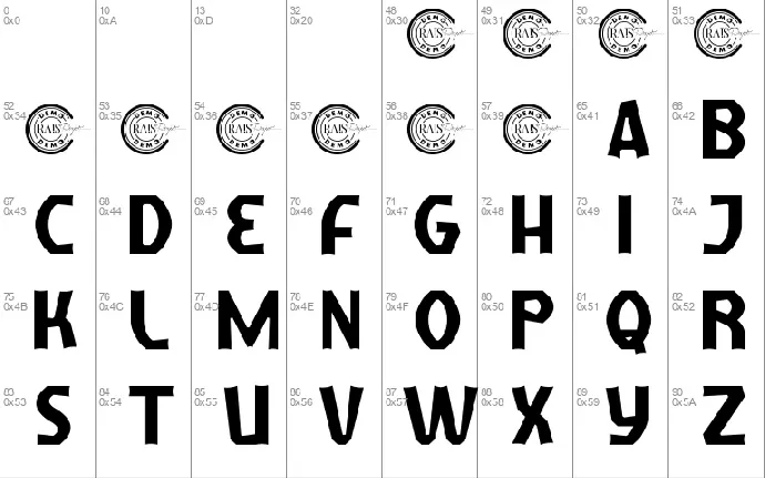 ZamandaDemo font