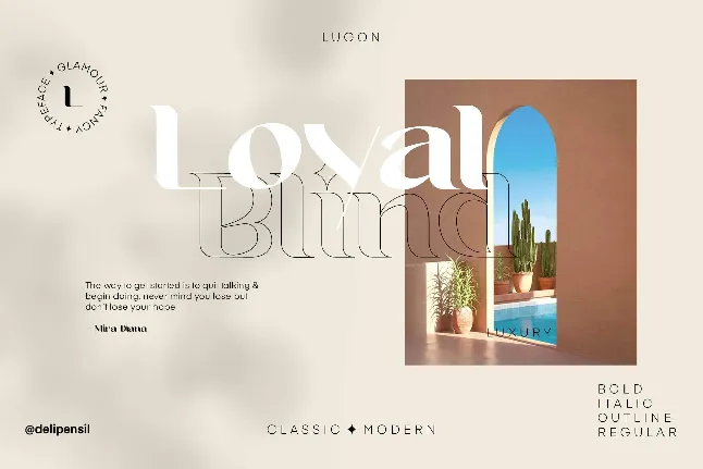 Lugon font