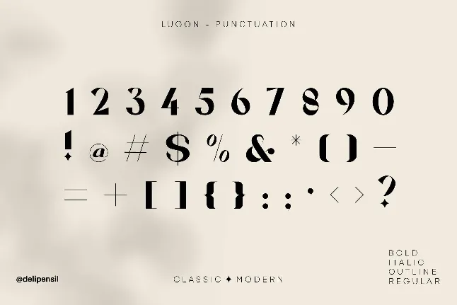 Lugon font