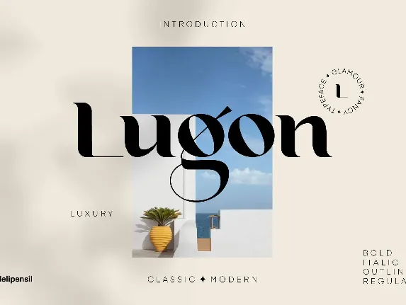 Lugon font