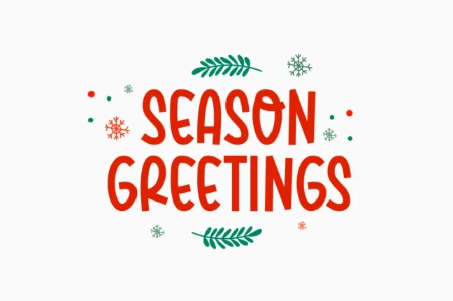 Merry Season Display font