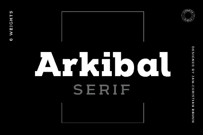 Arkibal Serif font