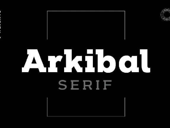 Arkibal Serif font