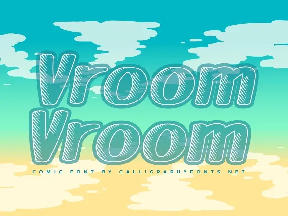 Vroom Vroom Demo font