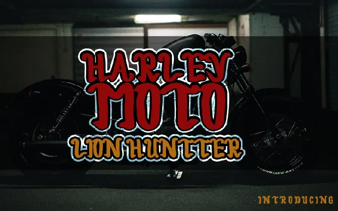 Harley Moto font