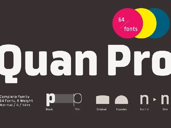 Quan Pro Family font