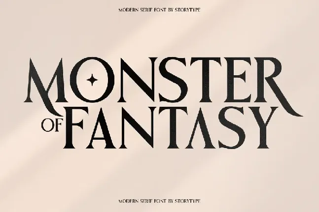 MONSTER OF FANTASY font