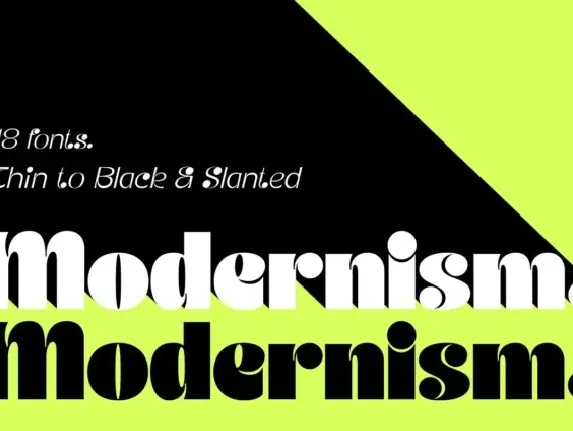 JT Modernism font