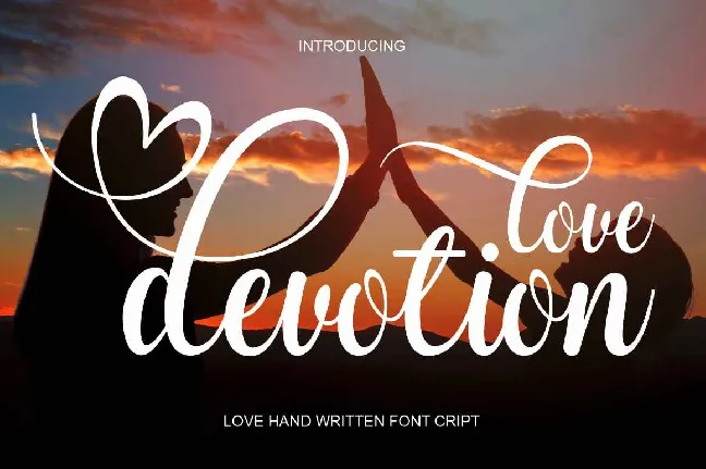 Devotion Love font