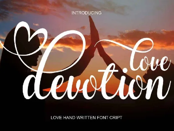 Devotion Love font