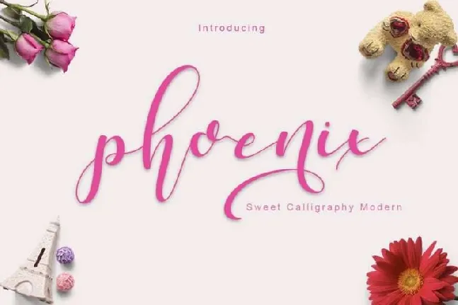 Phoenix Script Free font