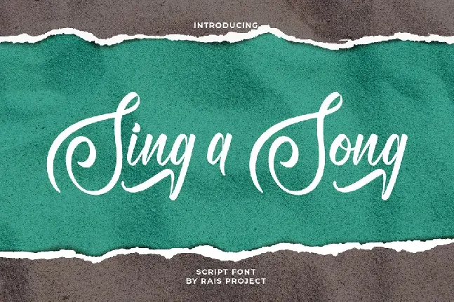 Sing A Song Demo font