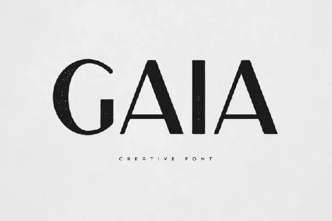 Gaia Sans Serif font