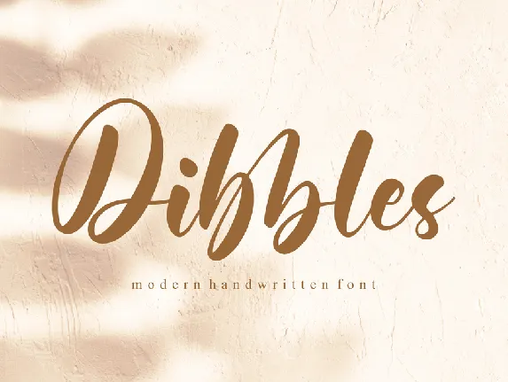 Dibbles font