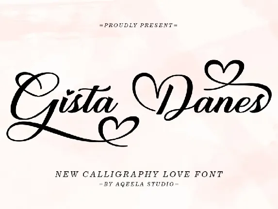 Gista Danes font