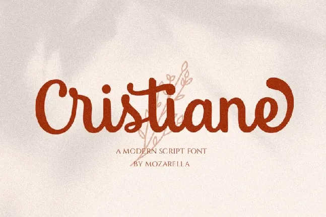 Cristiane Modern Script font