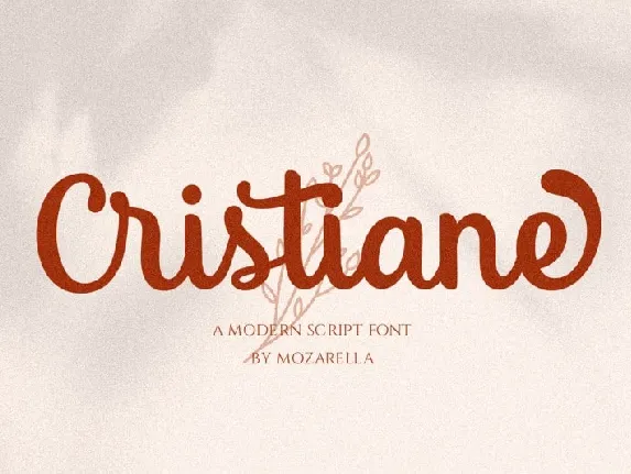 Cristiane Modern Script font